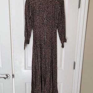 Reformation Leopard Dress Size 0 Excellent Condition